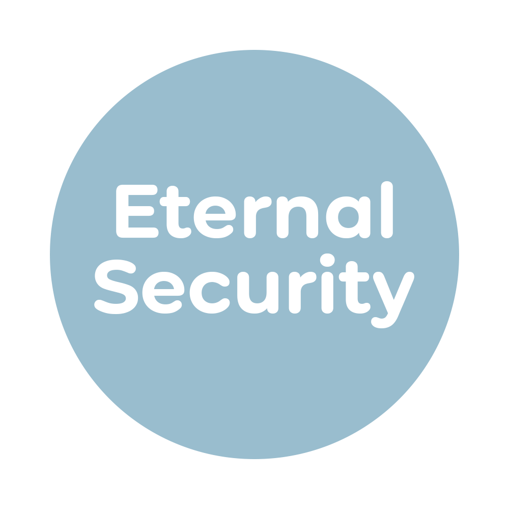 Icon representing the belief in eternal security