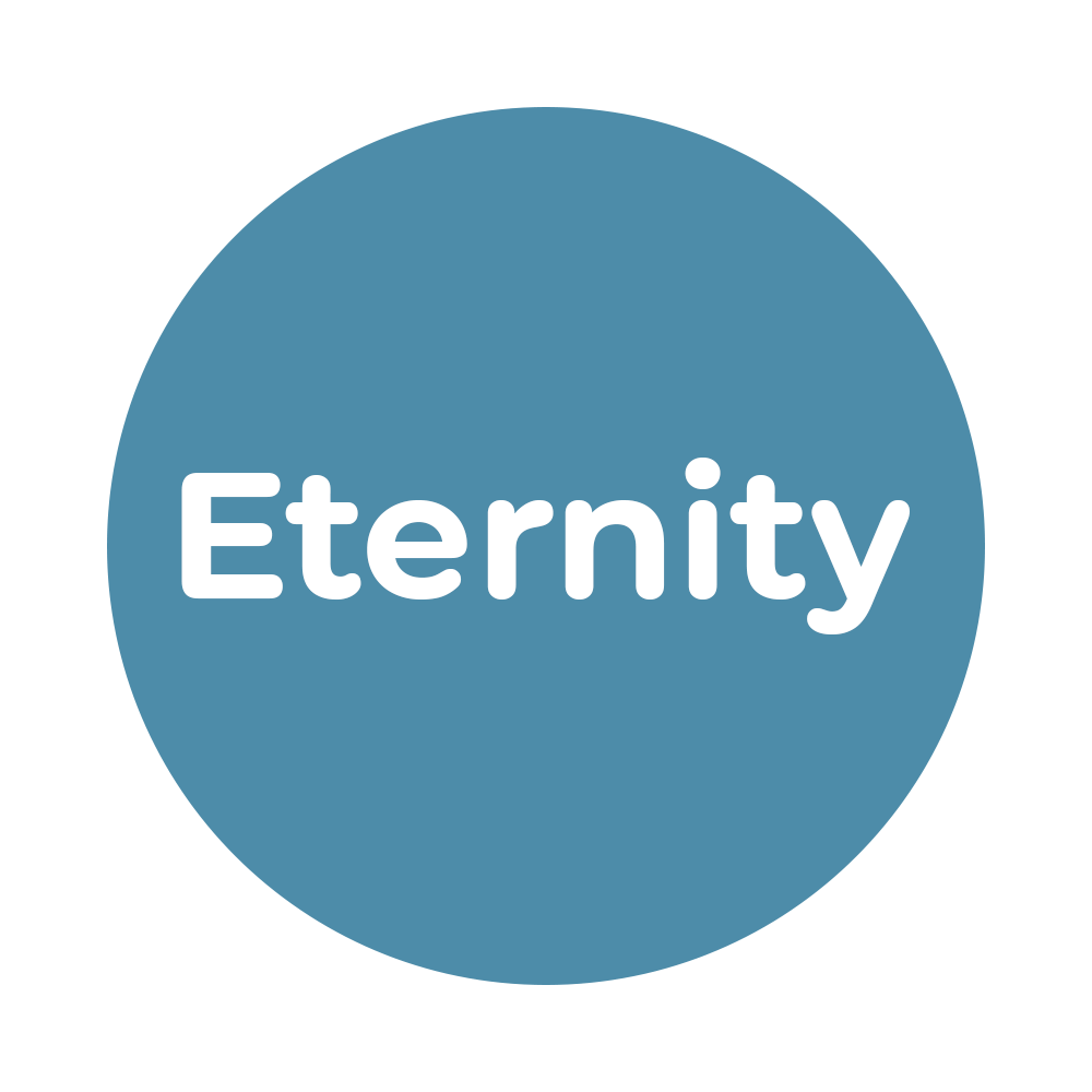 Icon representing the belief in eternity