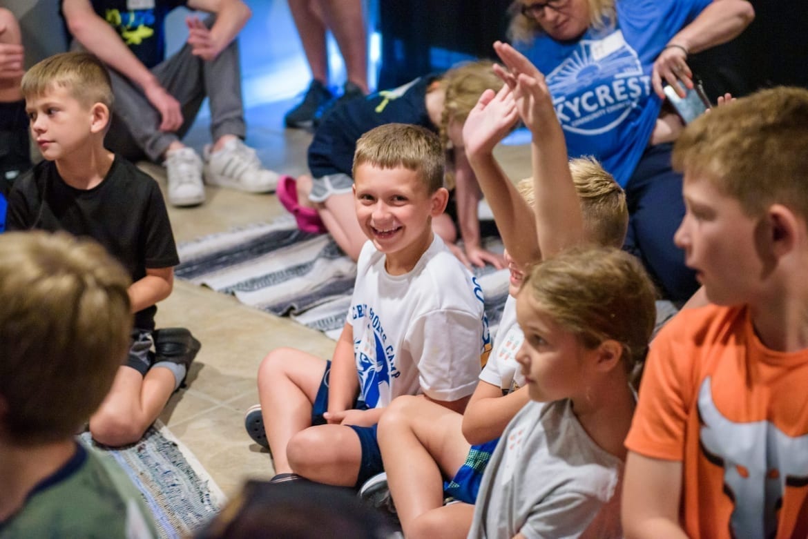Kids at SkyKids, Skycrest’s children’s ministry