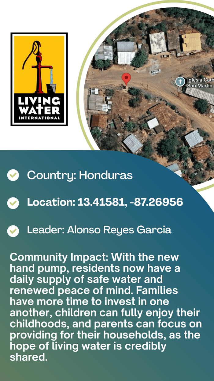 Prayer card: Los Planteles Community, Honduras